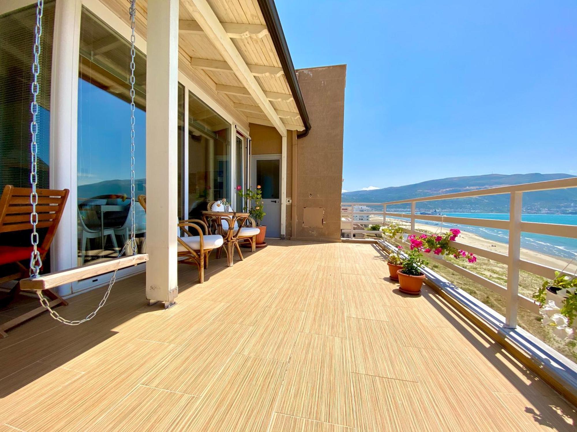 Eka Luxury Two-Bedroom Seaview Apartment Vlorë 외부 사진