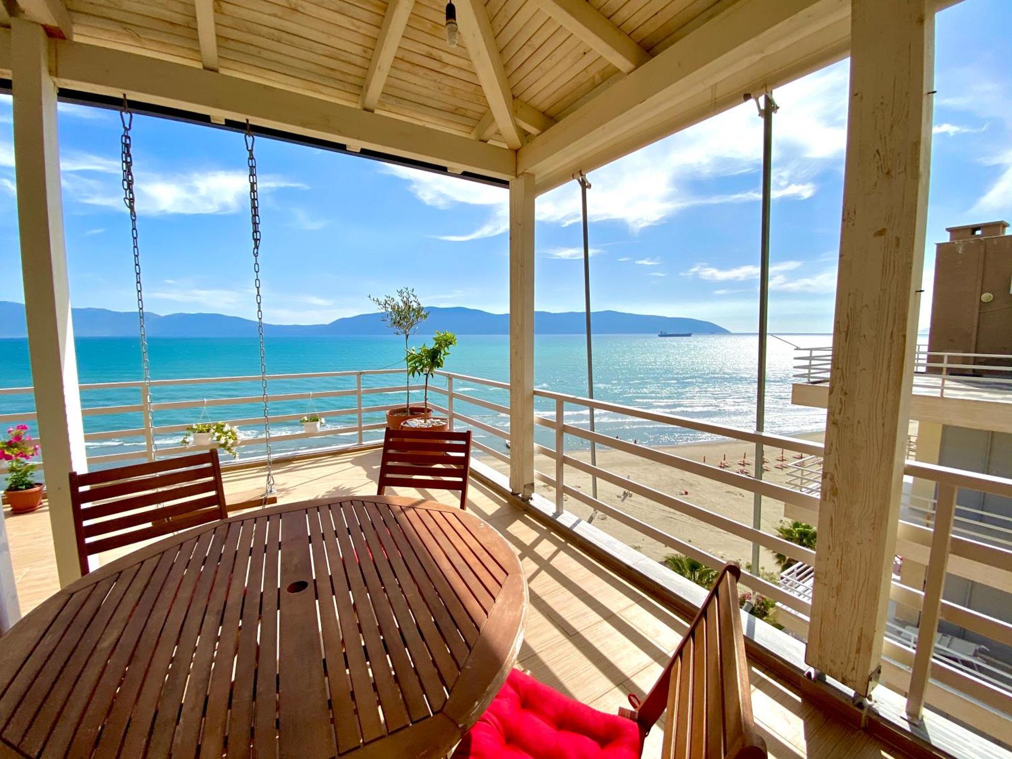 Eka Luxury Two-Bedroom Seaview Apartment Vlorë 외부 사진